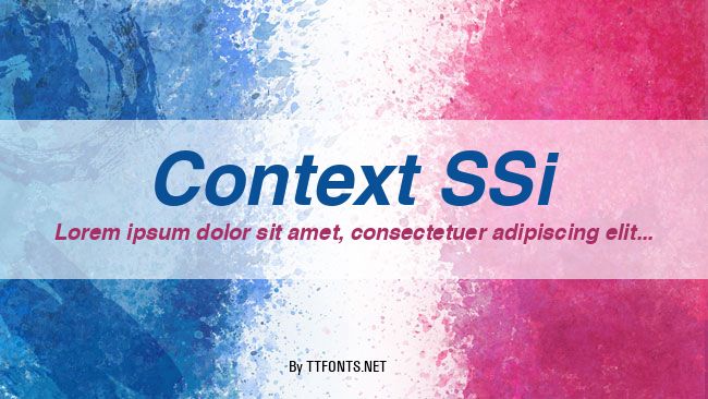 Context SSi example