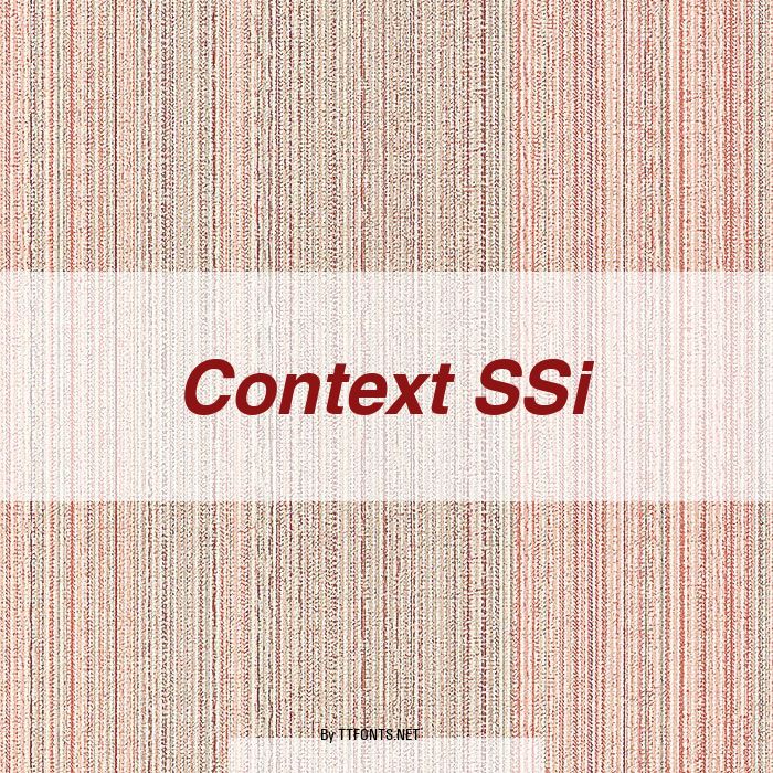 Context SSi example