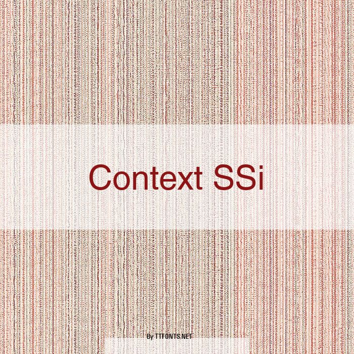 Context SSi example