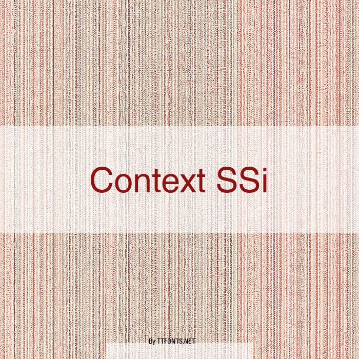 Context SSi example