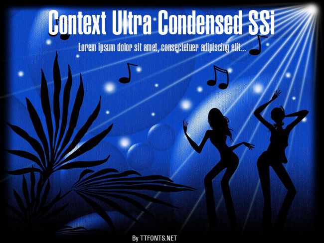 Context Ultra Condensed SSi example