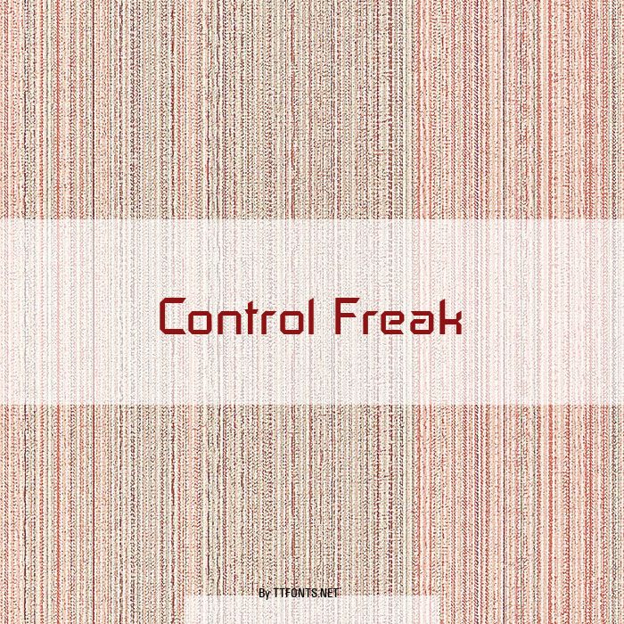 Control Freak example