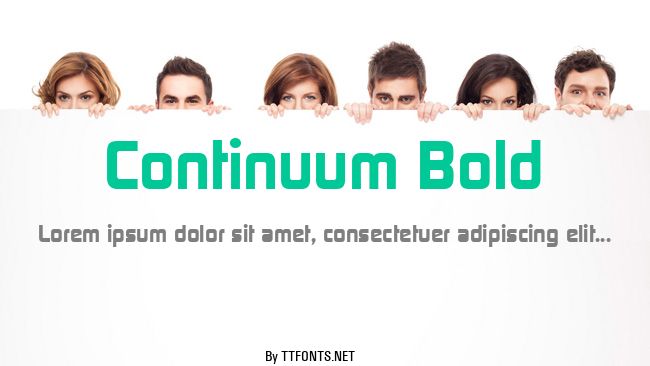 Continuum Bold example