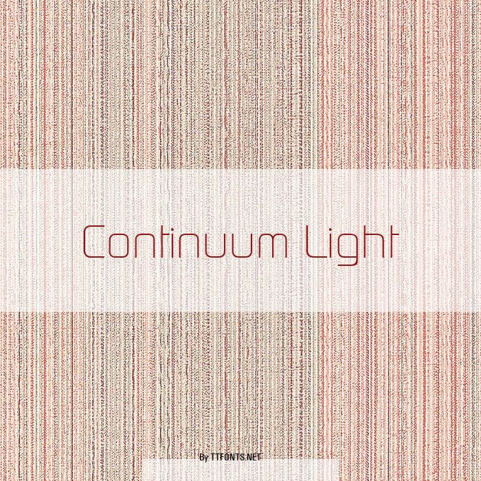 Continuum Light example