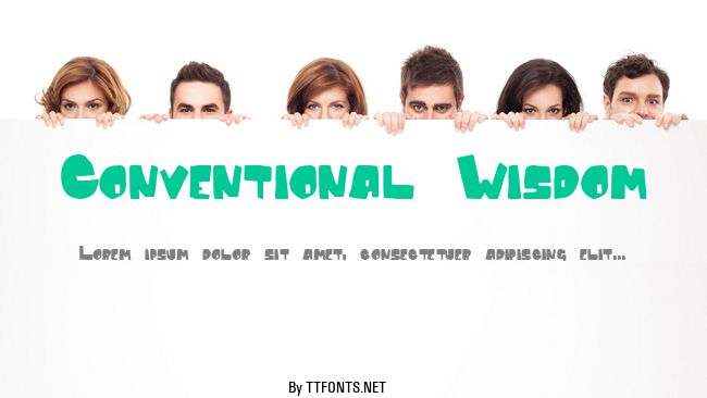 Conventional Wisdom example