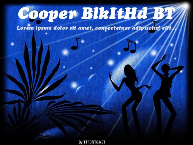 Cooper BlkItHd BT example