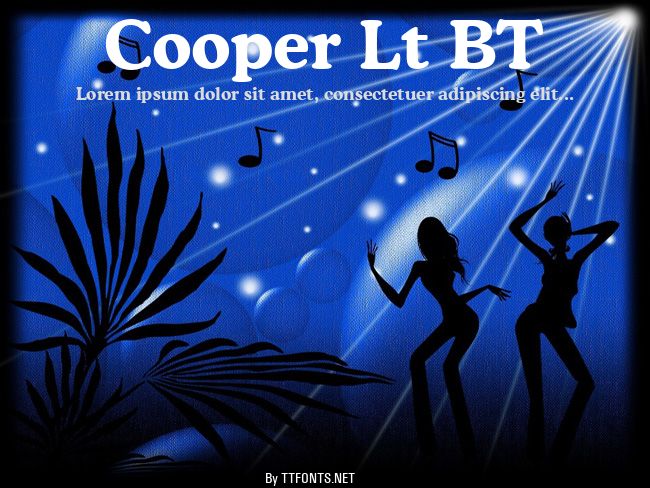 Cooper Lt BT example