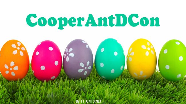 CooperAntDCon example