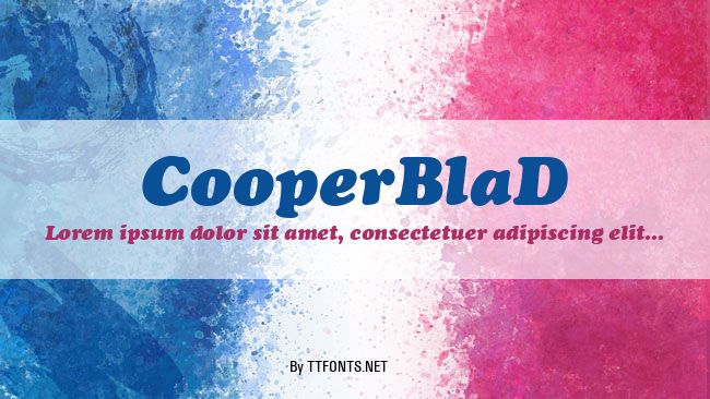 CooperBlaD example