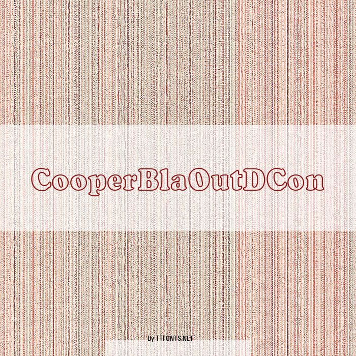 CooperBlaOutDCon example