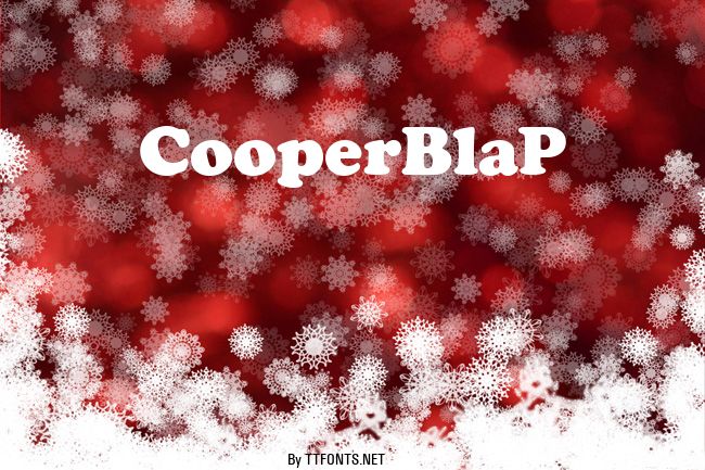 CooperBlaP example