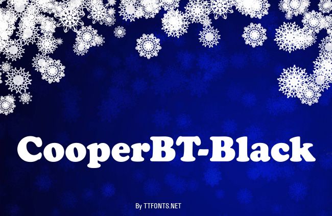 CooperBT-Black example