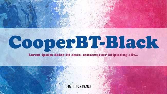 CooperBT-Black example