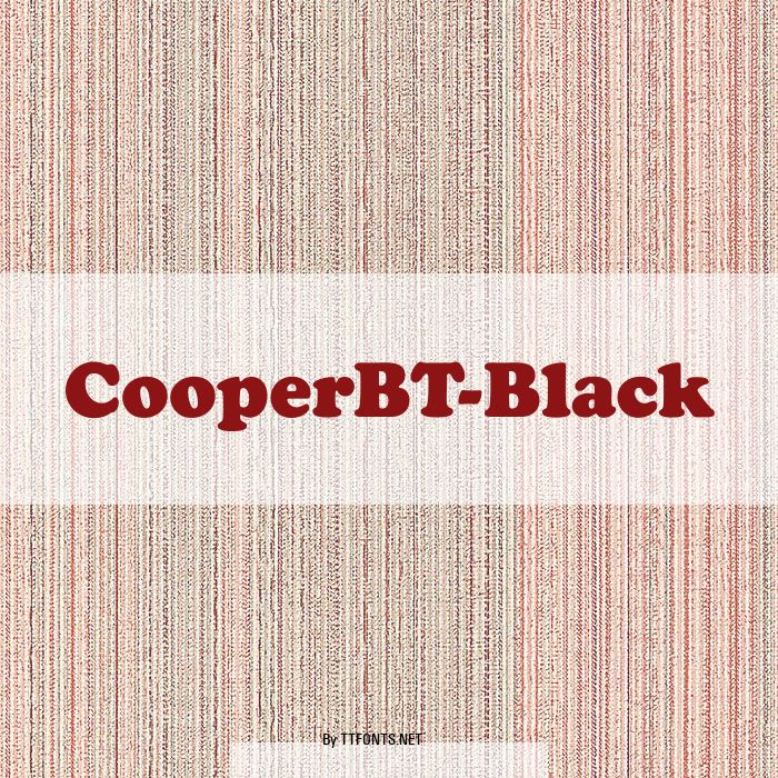 CooperBT-Black example