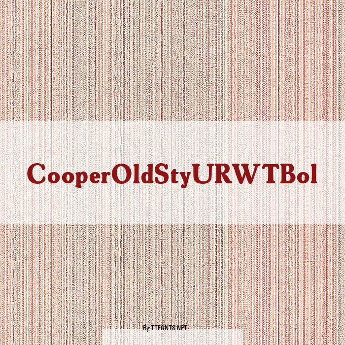 CooperOldStyURWTBol example