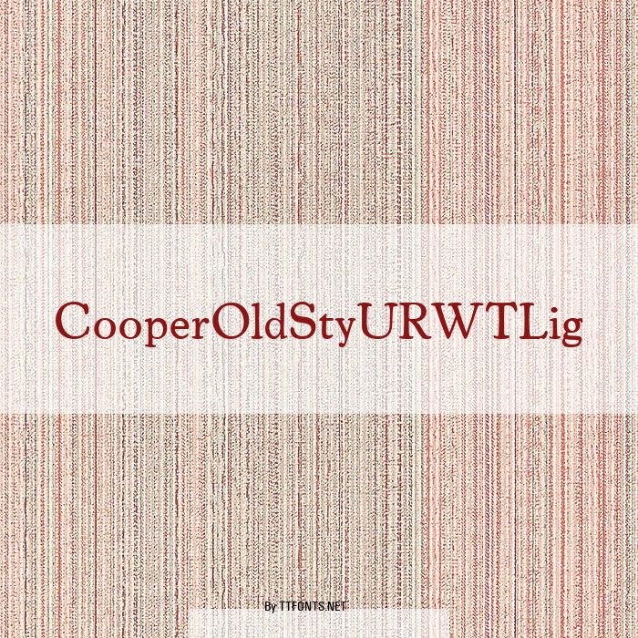 CooperOldStyURWTLig example