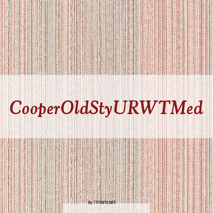 CooperOldStyURWTMed example