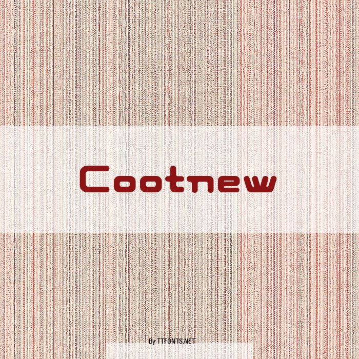 Cootnew example