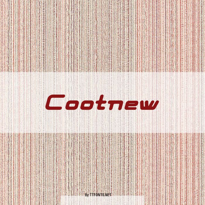 Cootnew example