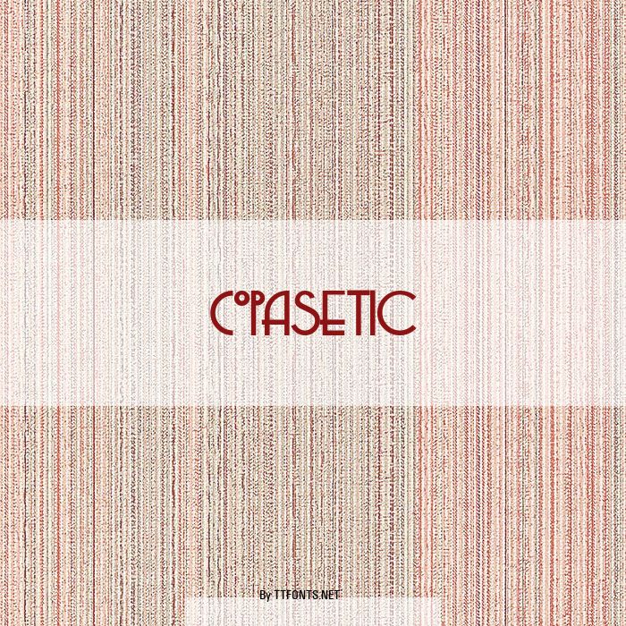 Copasetic example