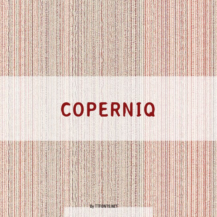Coperniq example