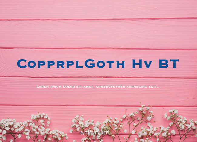 CopprplGoth Hv BT example