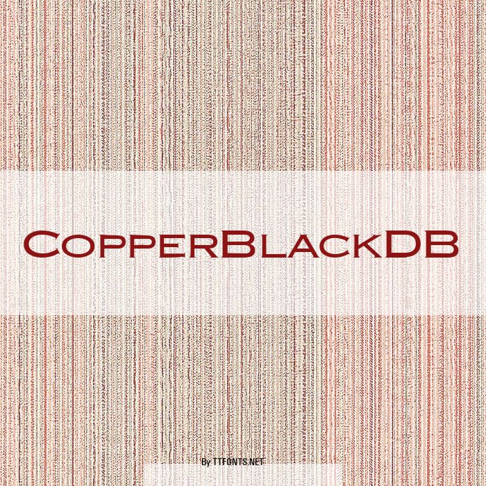 CopperBlackDB example