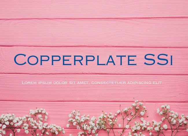 Copperplate SSi example