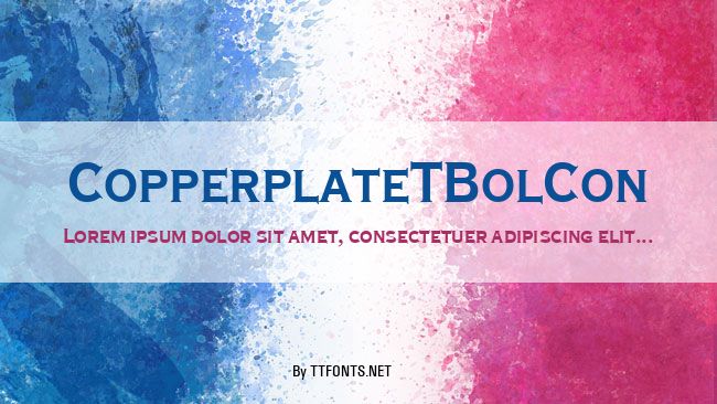 CopperplateTBolCon example