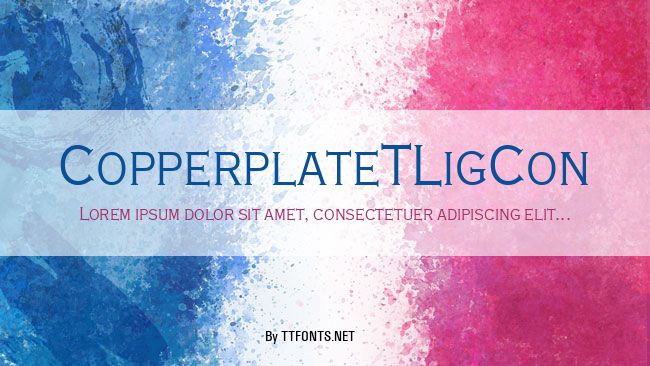 CopperplateTLigCon example