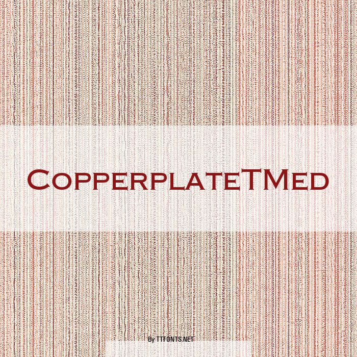 CopperplateTMed example