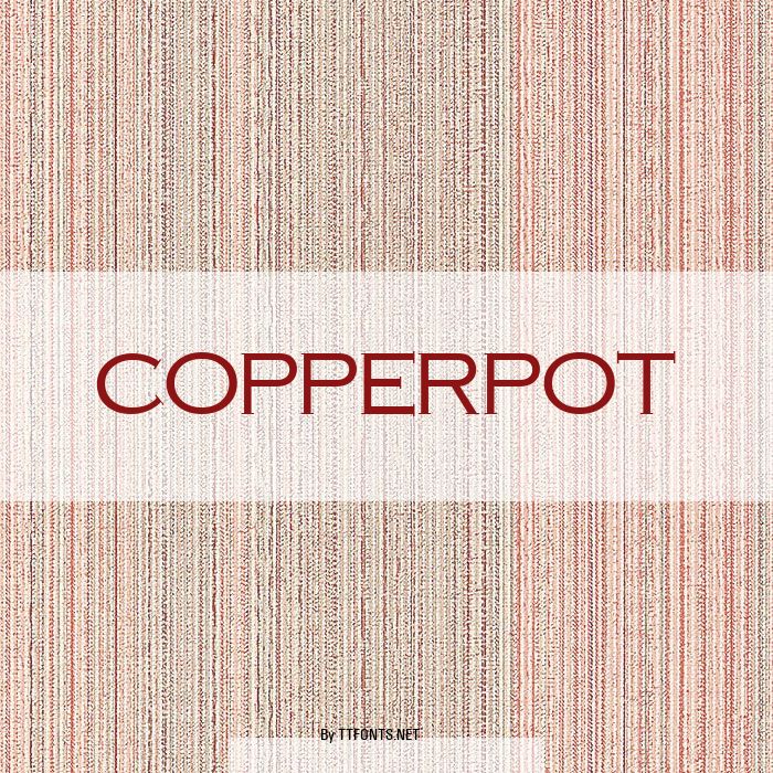 CopperPot example