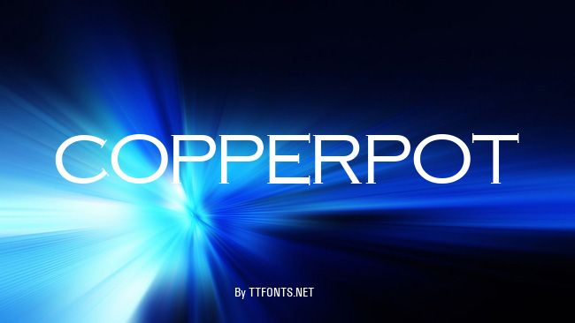 CopperPot example