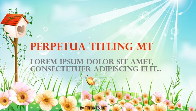 Perpetua Titling MT example