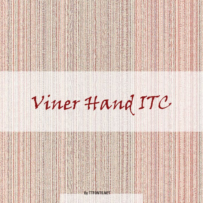 Viner Hand ITC example