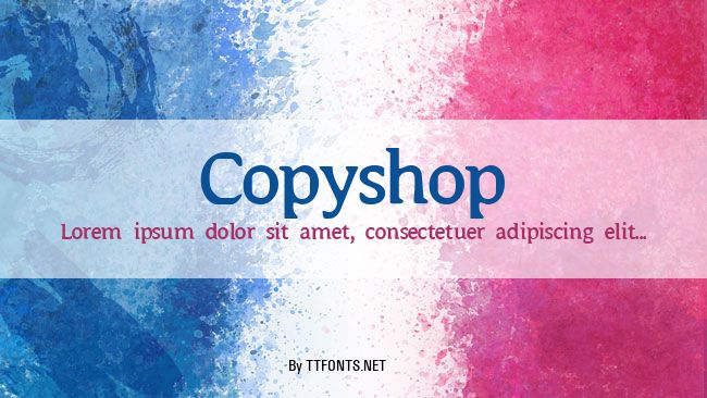Copyshop example