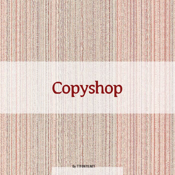 Copyshop example