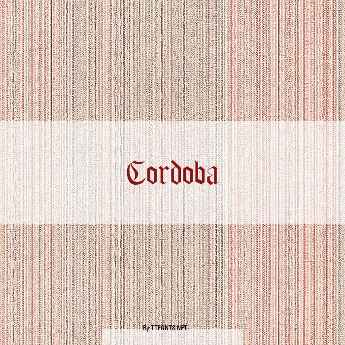 Cordoba example