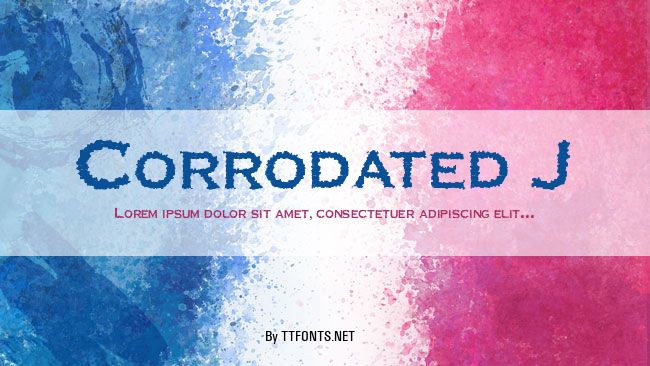 Corrodated J example