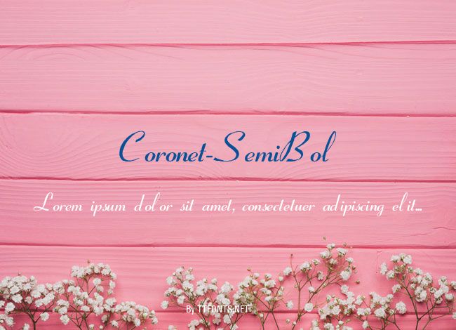 Coronet-SemiBol example