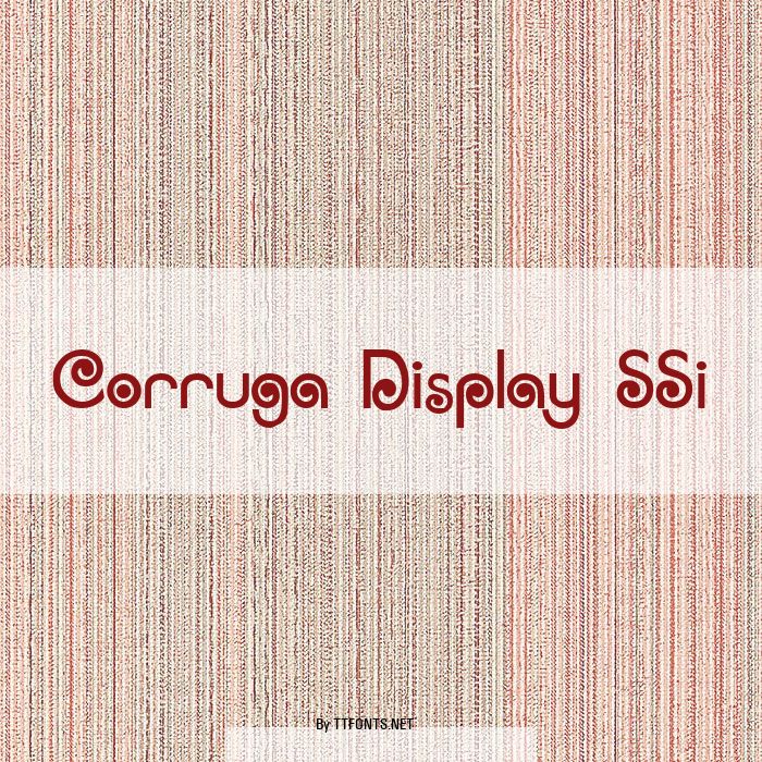 Corruga Display SSi example