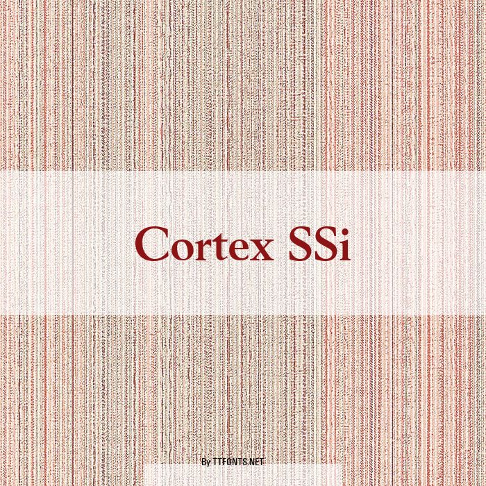 Cortex SSi example