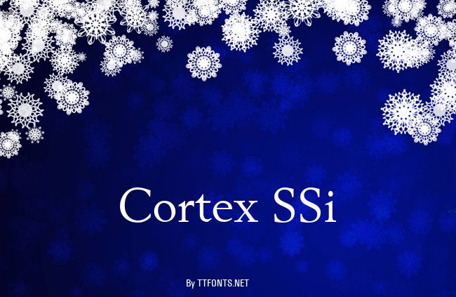 Cortex SSi example