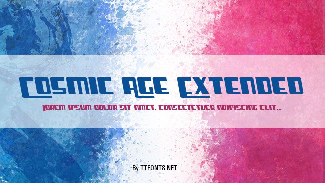 Cosmic Age Extended example