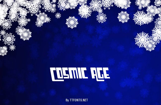 Cosmic Age example