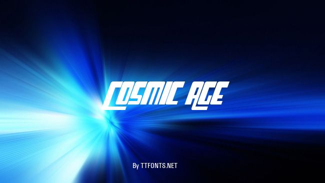 Cosmic Age example