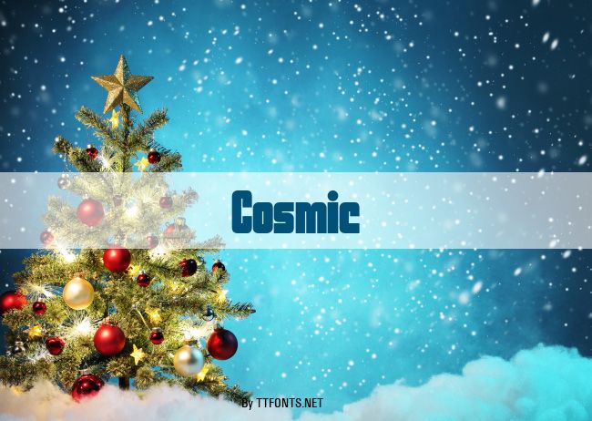 Cosmic example