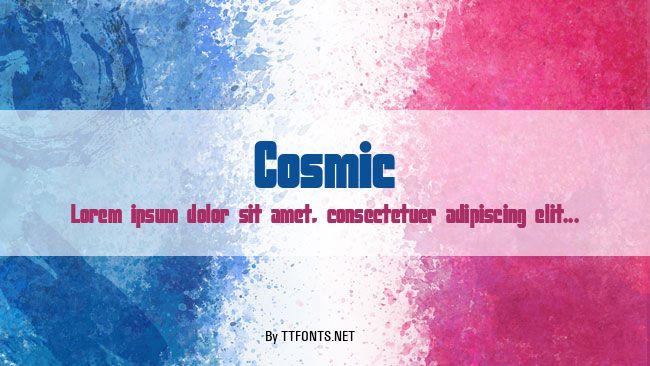 Cosmic example
