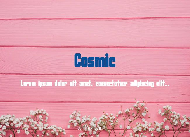 Cosmic example