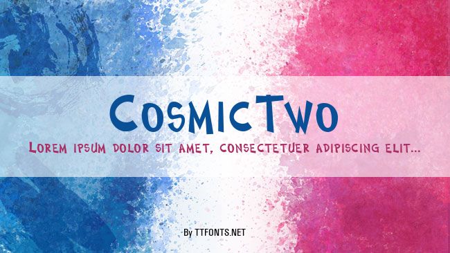 CosmicTwo example